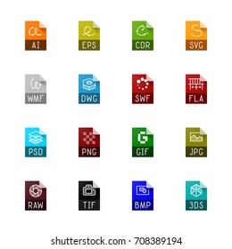 File type icons - Graphics svg