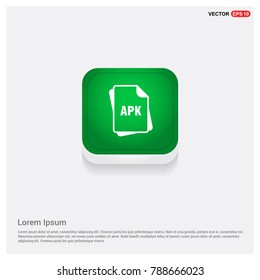 file type icons Green Web Button