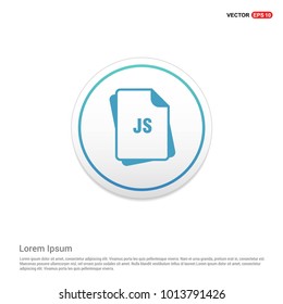 file type icons Hexa White Background icon template