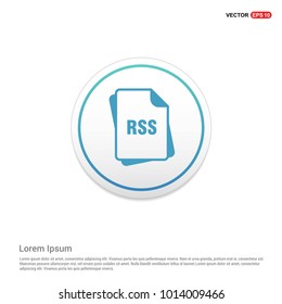 file type icons Hexa White Background icon template