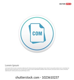 file type icons Hexa White Background icon template