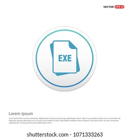 file type icons Hexa White Background icon template