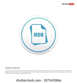 file type icons Hexa White Background icon template