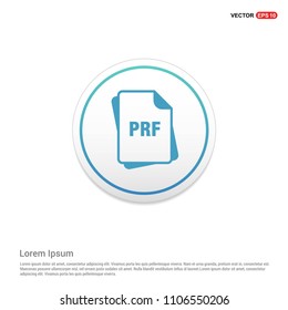 file type icons Hexa White Background icon template