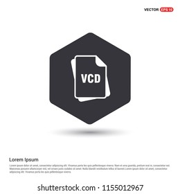 file type icons Hexa White Background icon template - Free vector icon