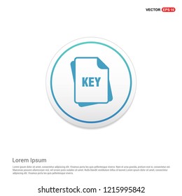 file type icons Hexa White Background icon template