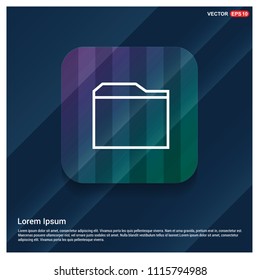 file type icons - vector icon