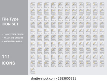 file type pt style Icons with White Background Free Vector