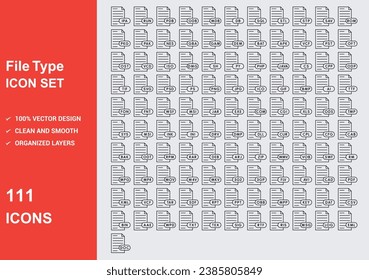 file type pt style Icons with White Background Free Vector