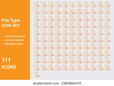 file type pt style Icons with White Background Free Vector