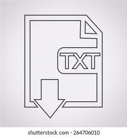 File type TXT icon
