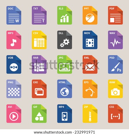 File types icon