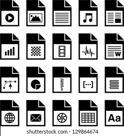 File types icons