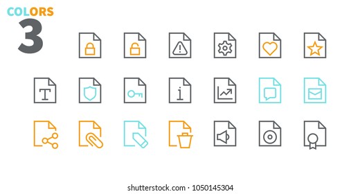 File UI Pixel Perfect Well-crafted Vector Thin Line Icons 48x48 Ready for 24x24 Grid for Web Graphics and Apps. Simple Minimal Pictogram Part 4-4