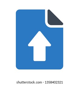 file upload glyph double color