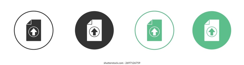 Ícone de carregamento de arquivo para design e Web.