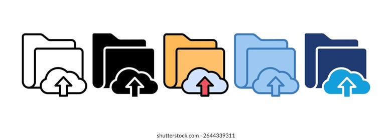 Datei-Upload-Symbol-Element für Entwurf