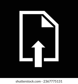 Archivo Cargar símbolo de icono vector de imagen. Ilustración del diseño de carga