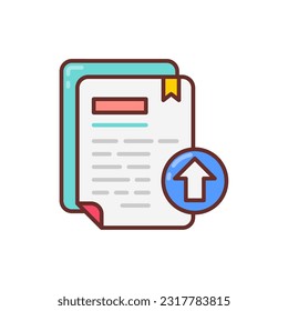 File Upload icon in vector. Illustration