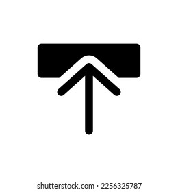 File Upload Icon Vector Symbol Design Illustration