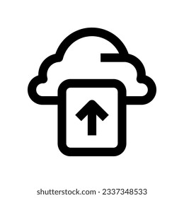 icono de envío de archivos para su sitio web, móvil, presentación y diseño de logotipo.