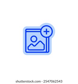 Icono de línea del Cargar de archivos. signo de estilo lineal para concepto y Diseño web móvil. Icono de Vector de contorno.