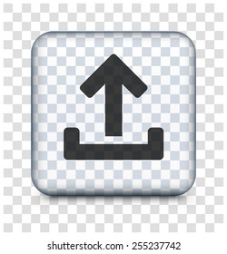 File Upload on Transparent Square Button