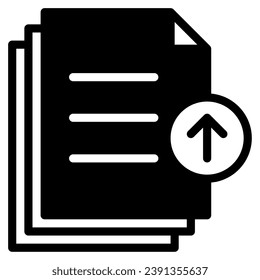 File Uploader icon illustration for uiux, infographic, web, app, etc