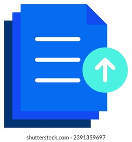 File Uploader icon illustration for uiux, infographic, web, app, etc