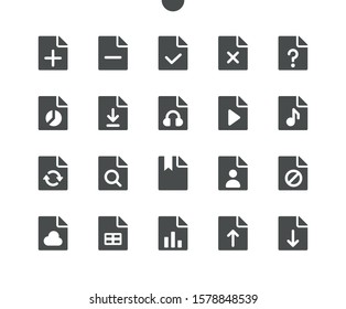 File v3 UI Pixel Perfect Well-crafted Vector Solid Icons 48x48 Ready for 24x24 Grid for Web Graphics and Apps. Simple Minimal Pictogram