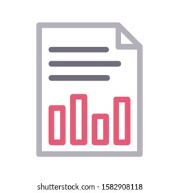 file vector color line icon 