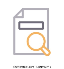 file vector color line icon 