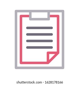 file vector color line icon 