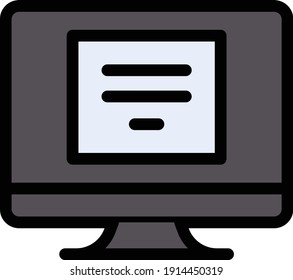 icono de línea de color de vector de archivo