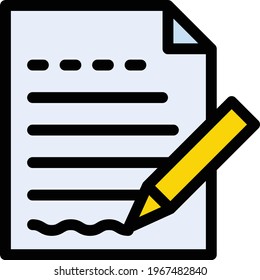 file vector color  line icon