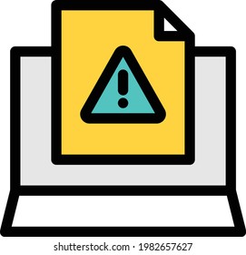 file vector color line icon

