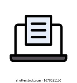 Vektorillustration-Flachfarbsymbol 