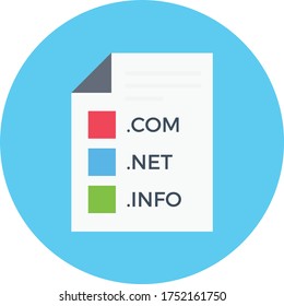 file vector flat color icon 