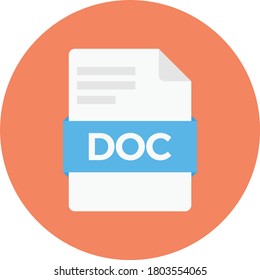 file vector flat color icon