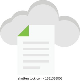 file vector flat colour icon
