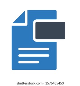 file vector glyph color  icon 