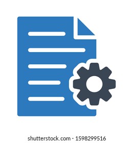 file vector glyph color icon 