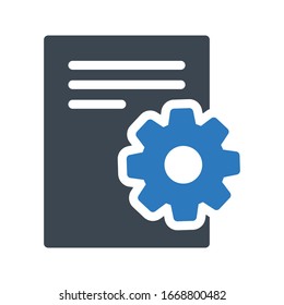 file vector glyph color icon 