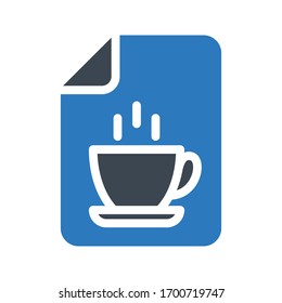 file vector glyph color icon 