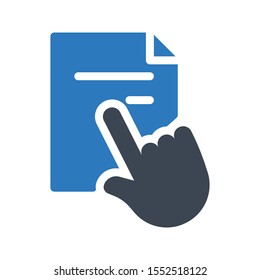 file  vector glyph colour icon