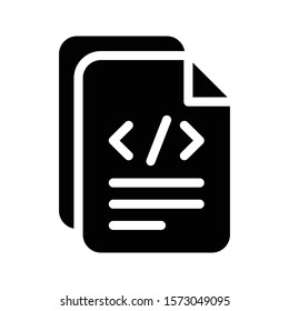 file vector glyph flat icon 