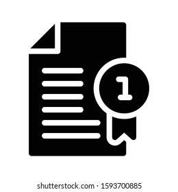 file vector  glyph flat icon  
