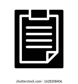 file vector glyph flat icon 