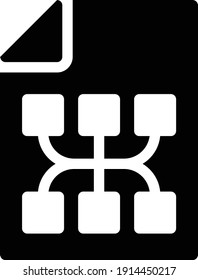 file vector glyph flat icon
