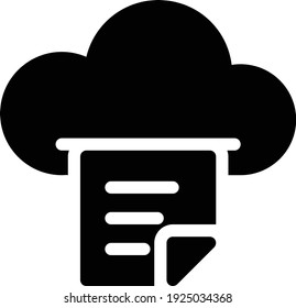 file vector glyph flat icon